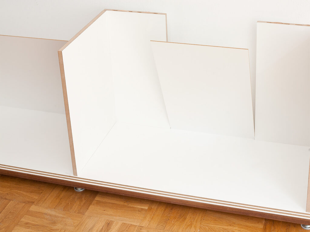 Stützelemente mit Rückwänden